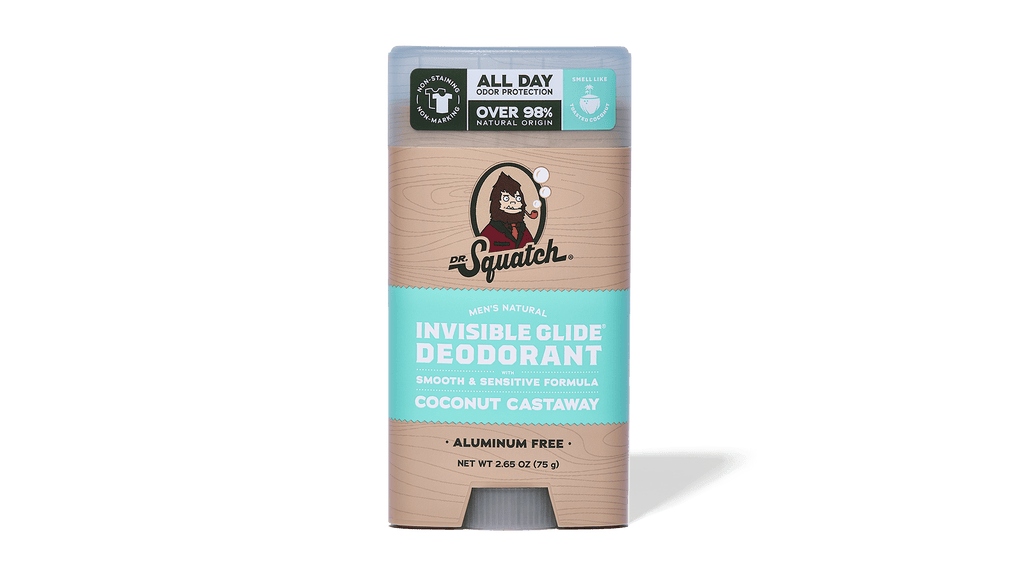 Coconut Castaway Invisible Glide Deodorant - Make Clean Feel Rugged