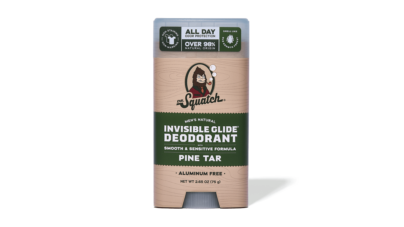 Pine Tar Invisible Glide Deodorant - Freshen Your Daily Routine