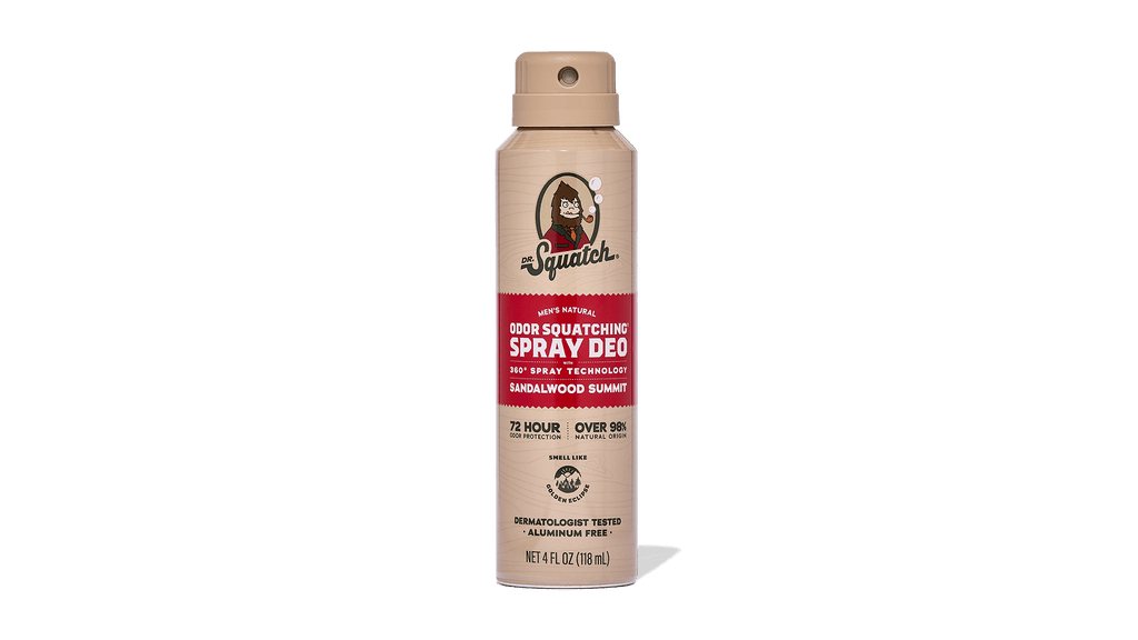 Sandalwood Summit Spray Deodorant - Start Clean Stay Confident