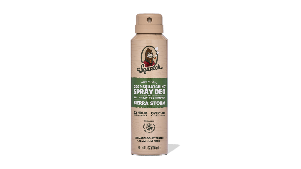 Sierra Storm Spray Deodorant - Bring Better to Your Shower