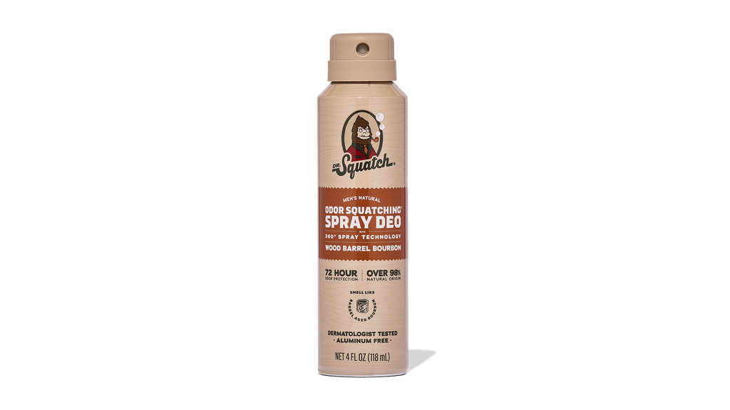 Wood Barrel Bourbon Spray Deodorant - Better Scents Better Showers