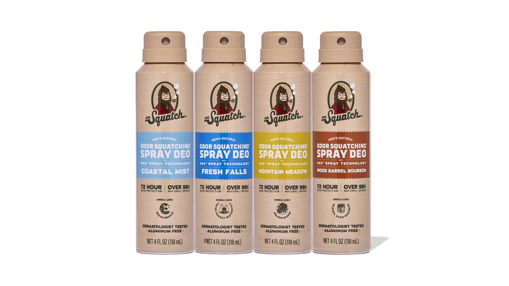 Spray Deodorant 4-Pack - Turn Up the Fresh