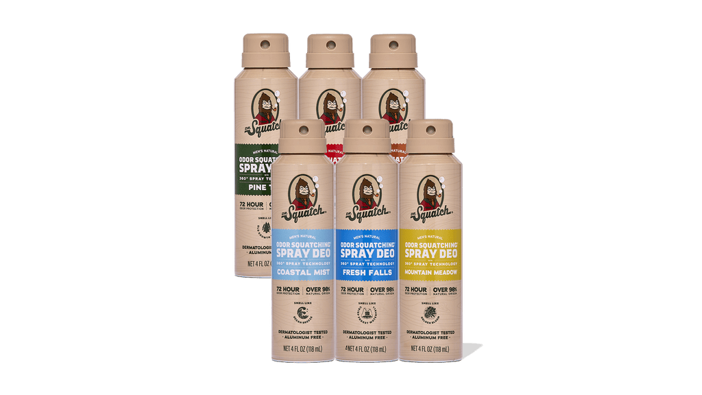 Spray Deodorant 6-Pack - Make Your Routine Work