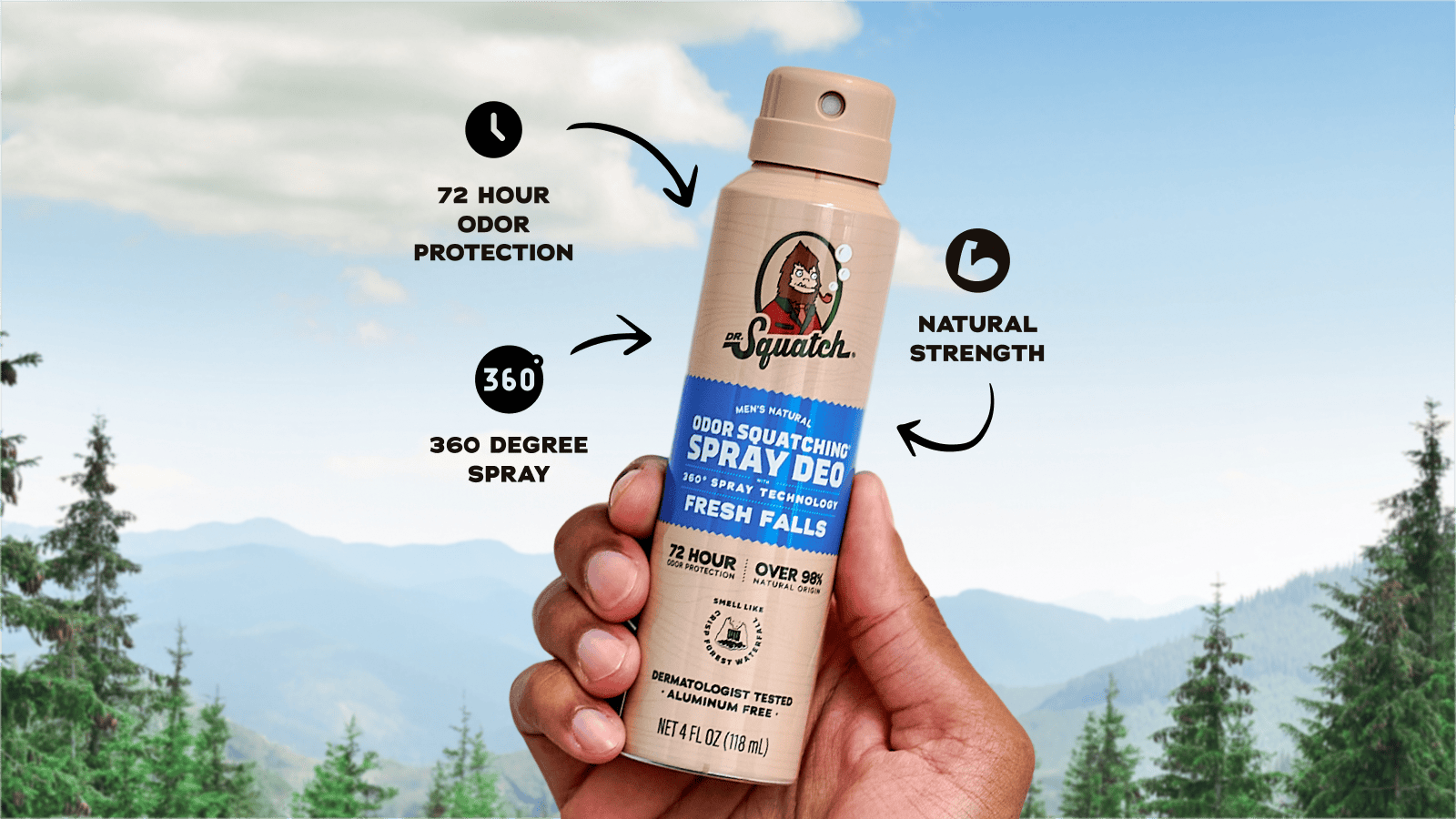 Spray Deodorant 4-Pack - Turn Up the Fresh