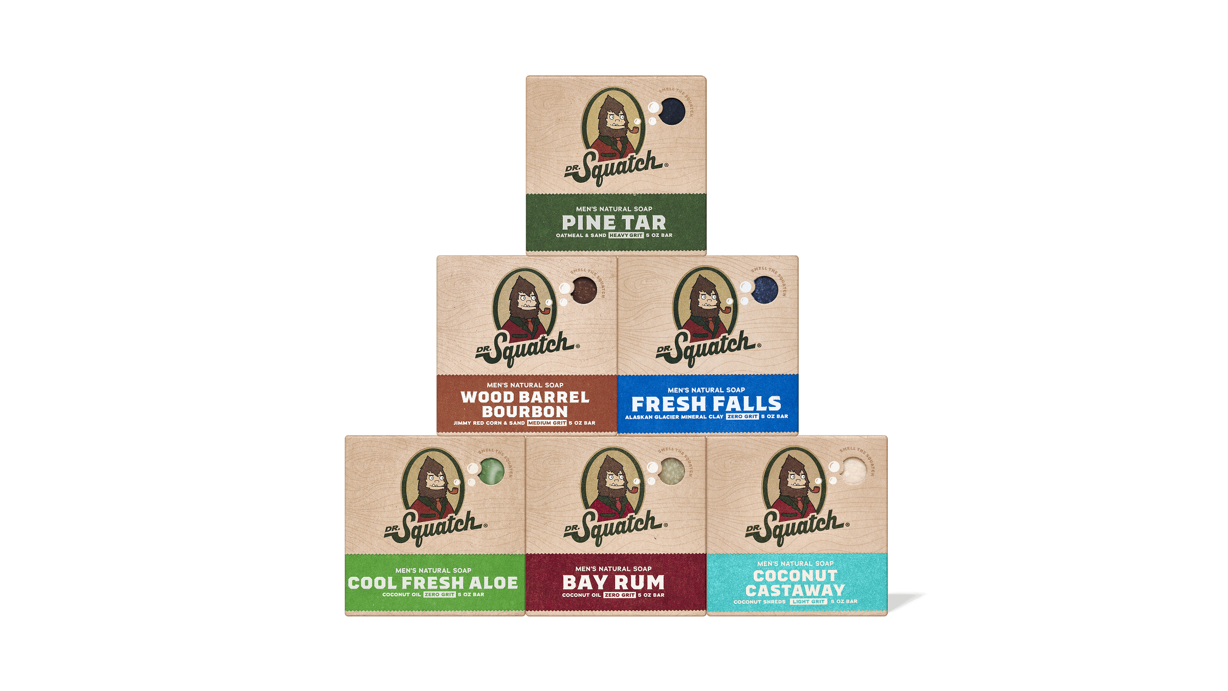 Bar Soap 6-Pack - Smell Fresh and Feel Sharp