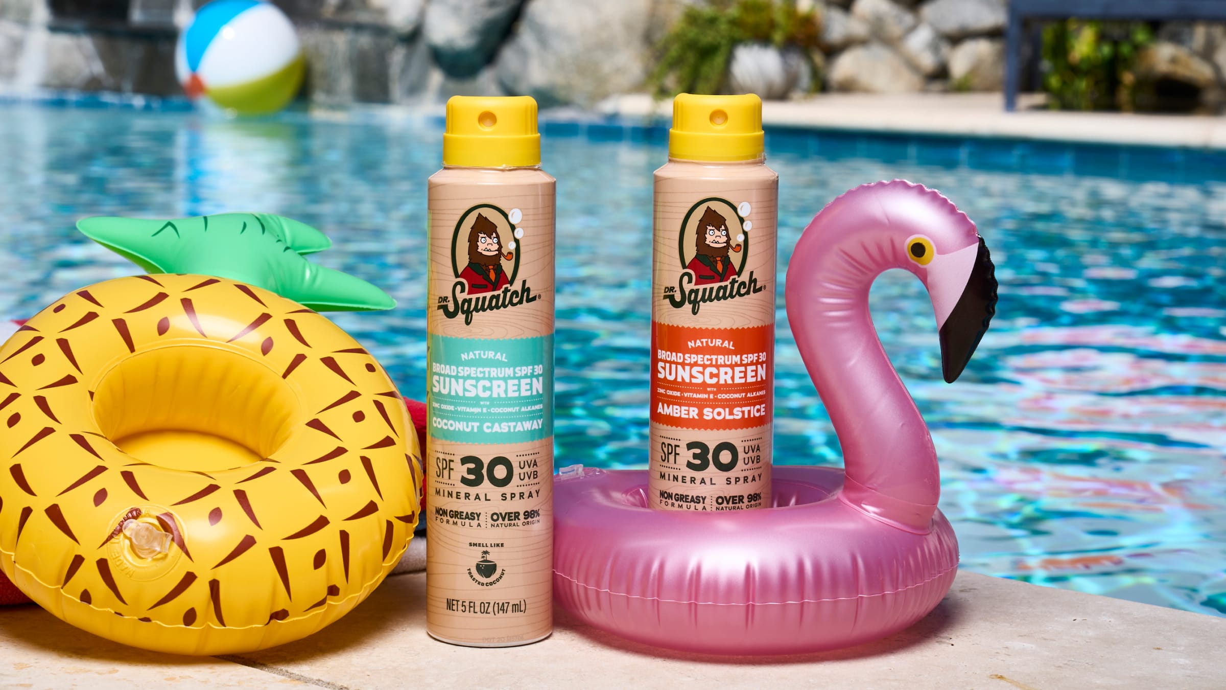 Amber Solstice Spray Sunscreen - Fresh Scent Every Shower