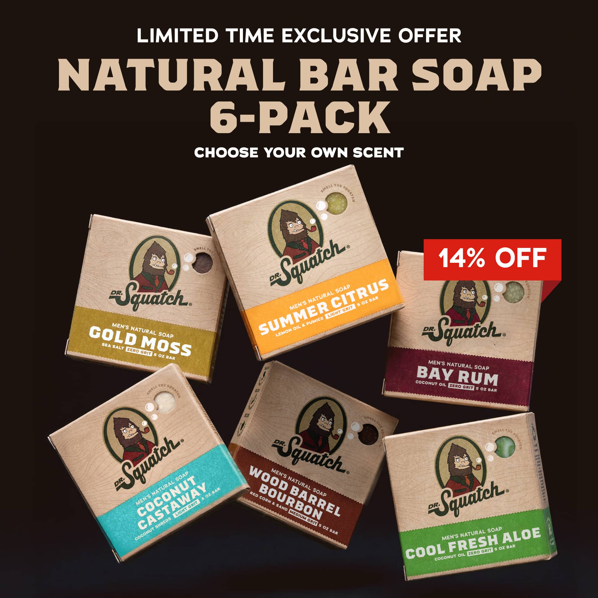Exclusive: Bar Soap 6-Pack - Soap That Shows Up