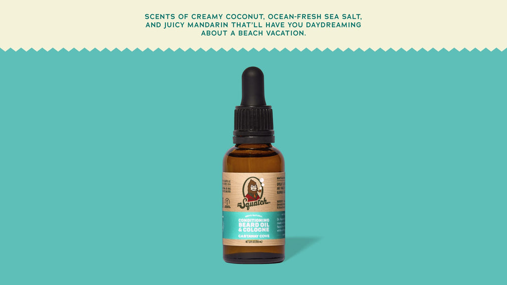 Castaway Cove Beard Oil & Cologne - Wash Better and Smell Better