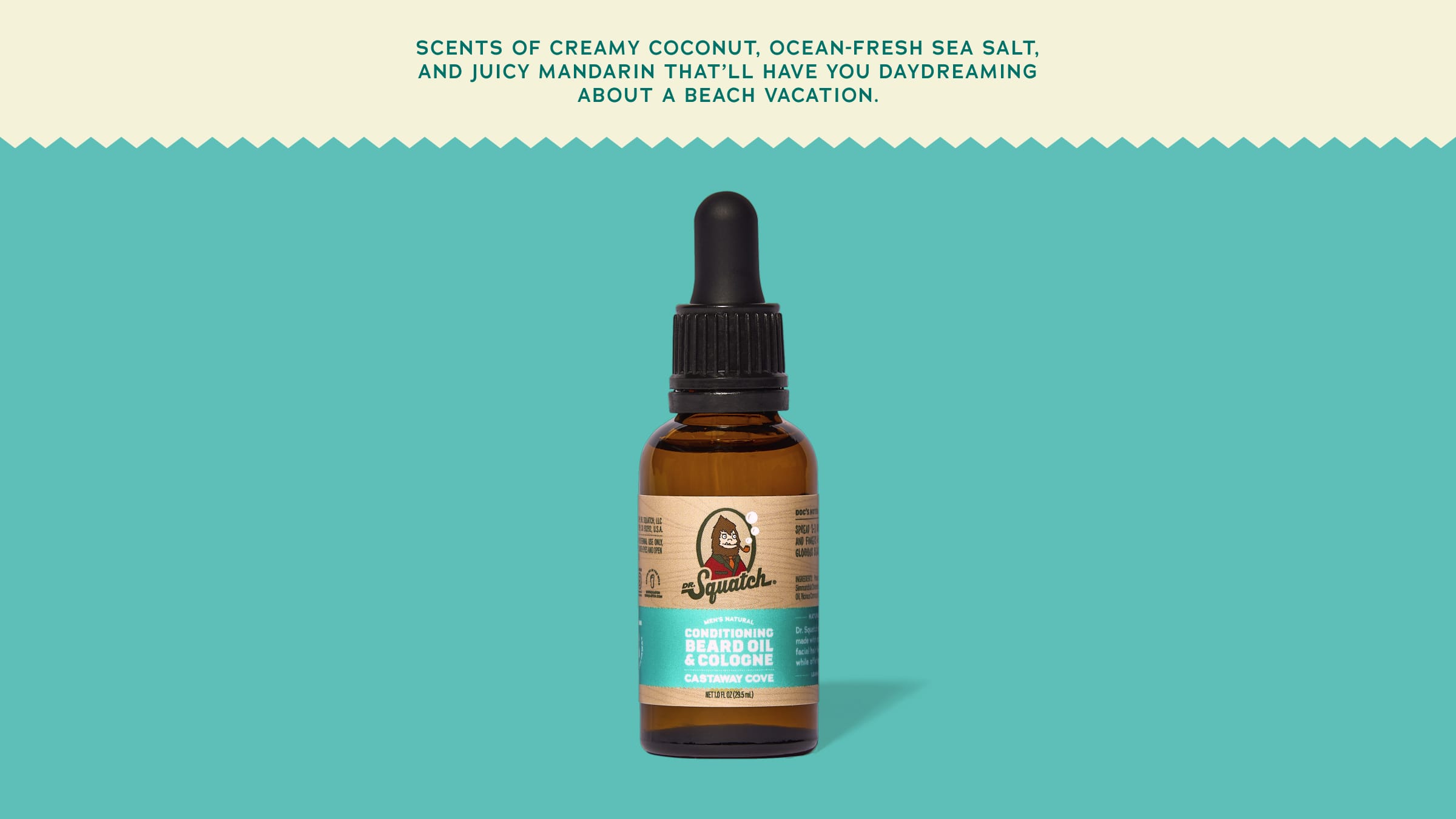 Castaway Cove Beard Oil & Cologne - Wash Better and Smell Better