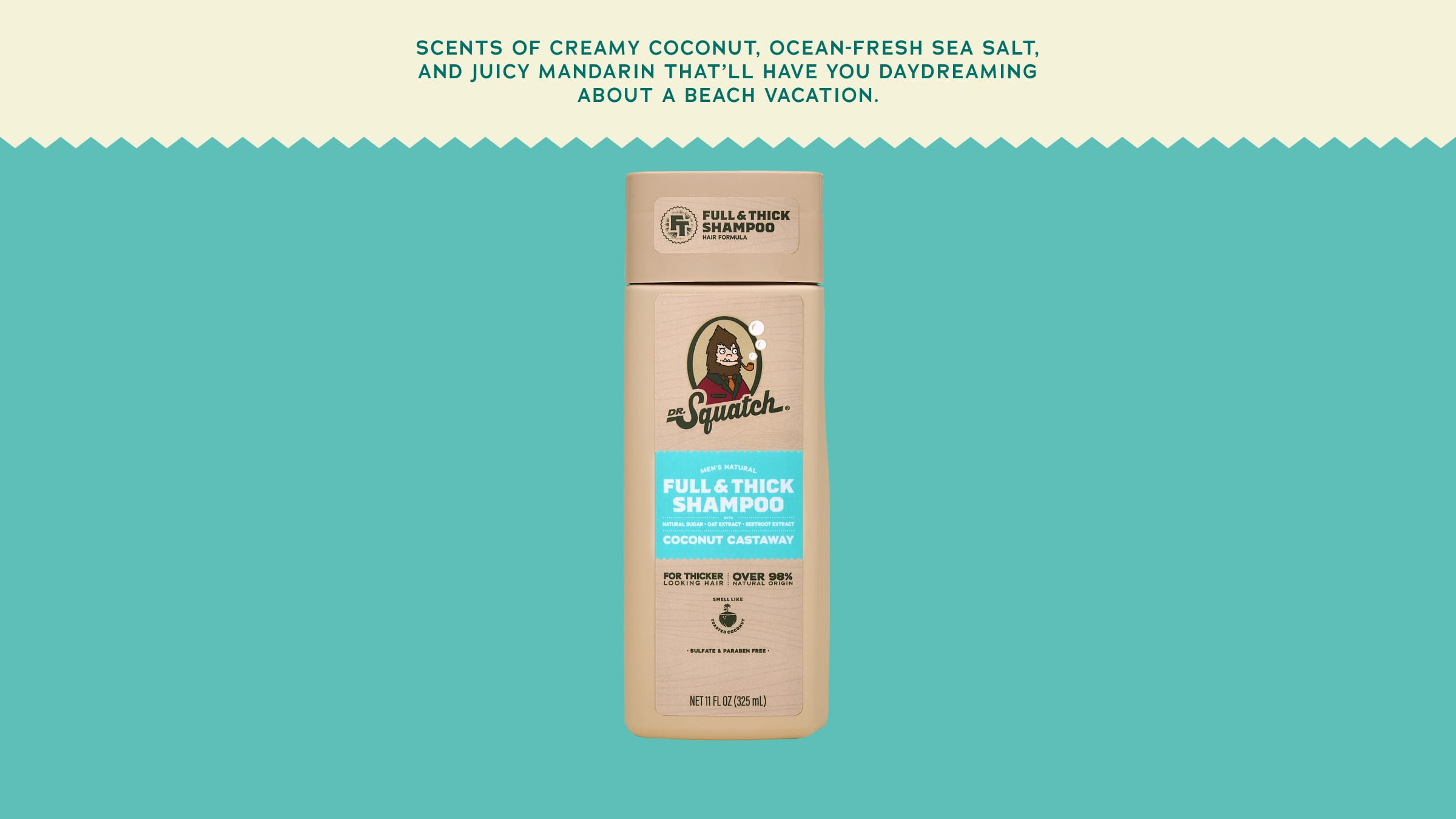Coconut Castaway Full & Thick Shampoo - Shower Gear That Delivers