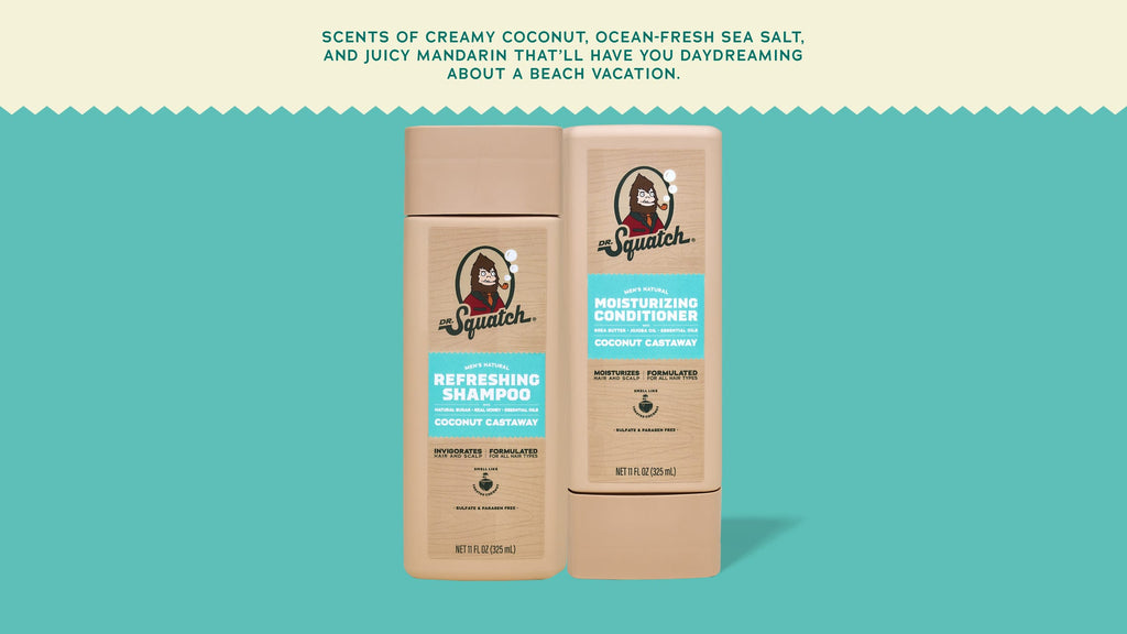 Coconut Castaway Hair Care Kit - Lather Up and Level Up