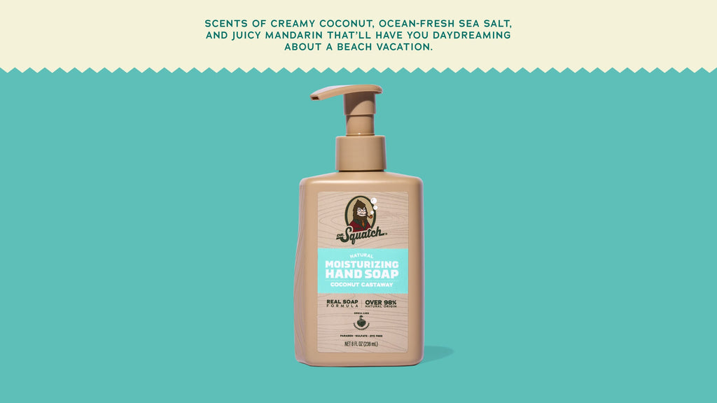 Coconut Castaway Hand Soap - Clean Scents for Men