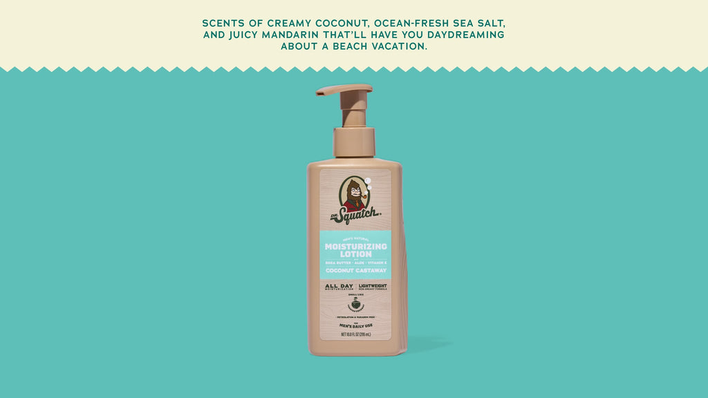 Coconut Castaway Lotion - Smell Great After Every Wash