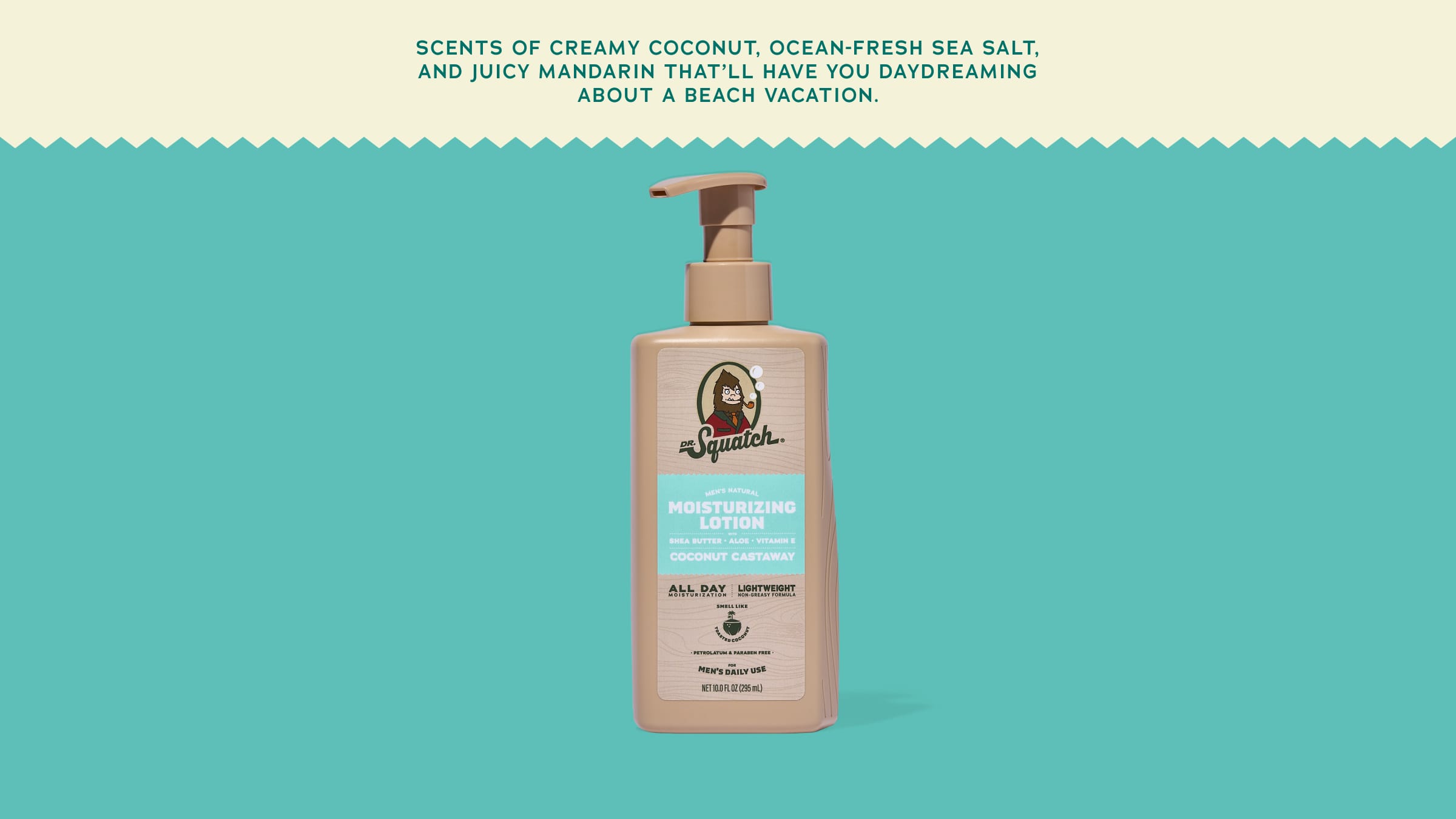 Coconut Castaway Lotion - Smell Great After Every Wash
