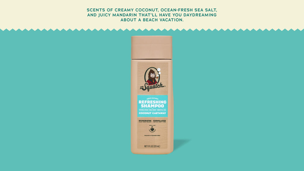 Coconut Castaway Shampoo - Clean Scents for Men