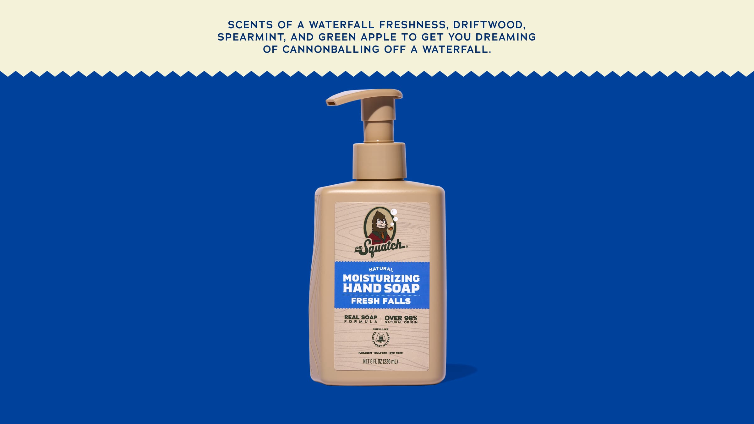 Fresh Falls Hand Soap - Send Dirt Out and Fresh In