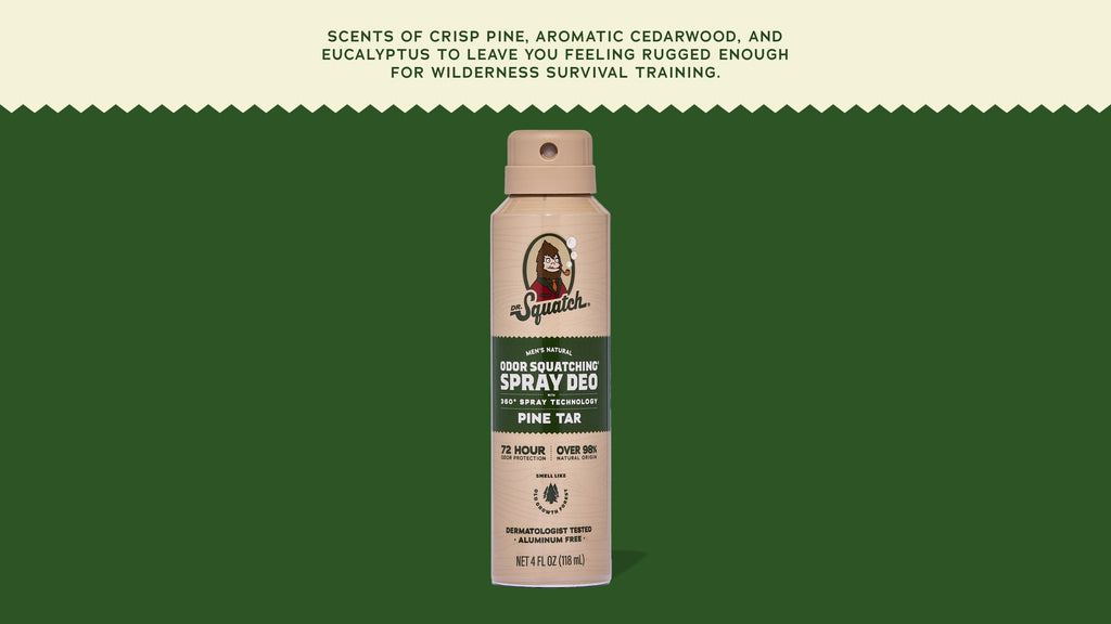Pine Tar Spray Deodorant - Make Every Shower Better