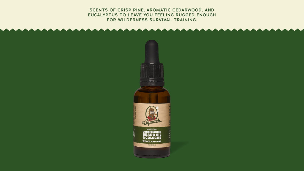 Conditioning Beard Oil & Cologne Woodland Pine - Fresh Enough for Anything