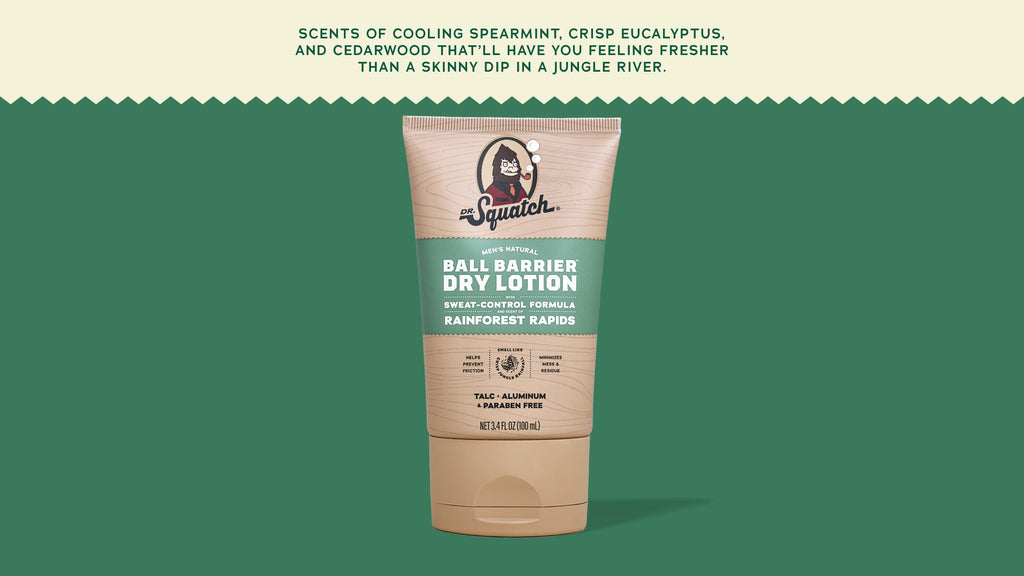 Rainforest Rapids Dry Lotion - Shower Like a Grown Man