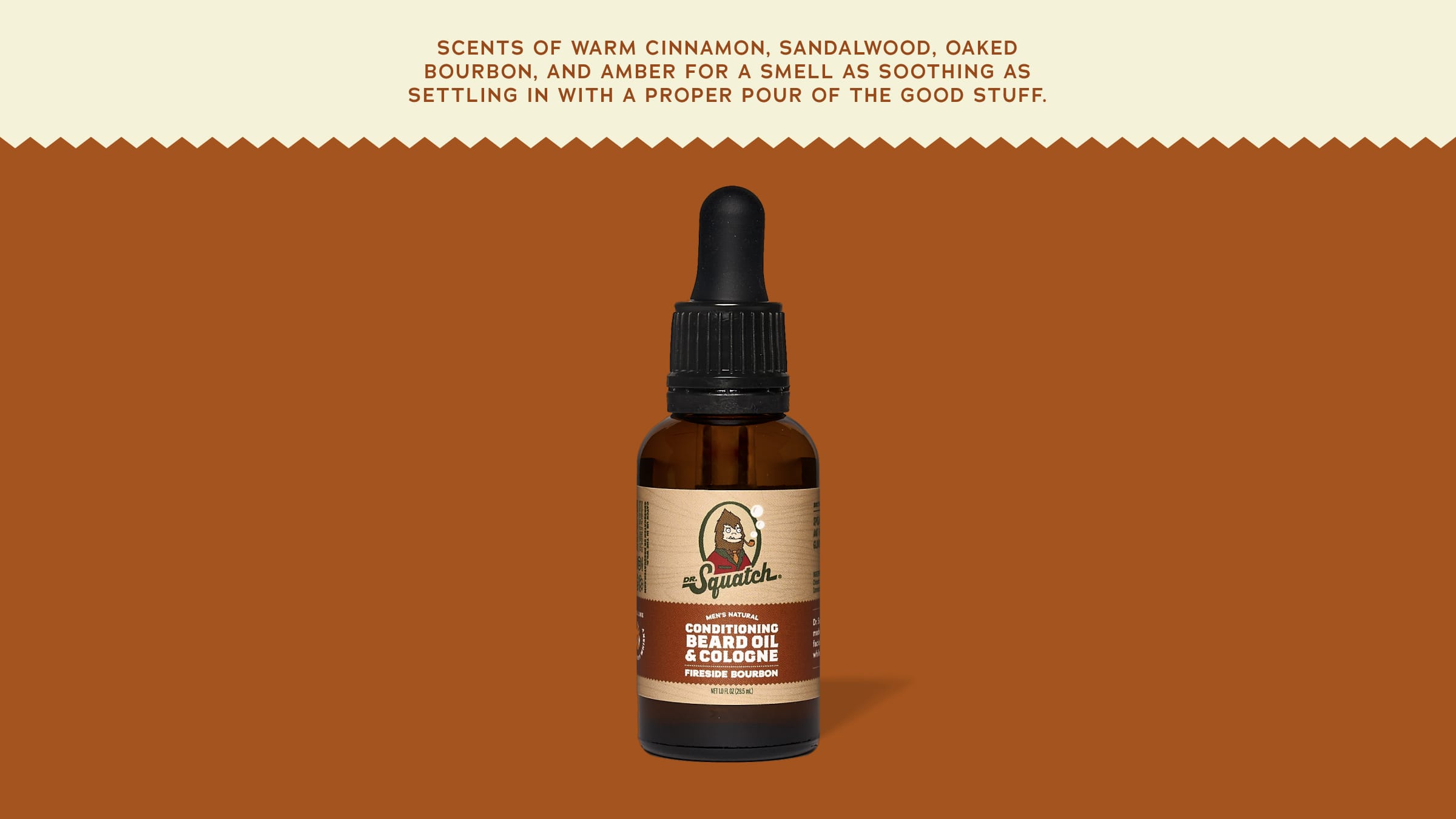 Conditioning Beard Oil & Cologne Fireside Bourbon - Clean Scents for Men