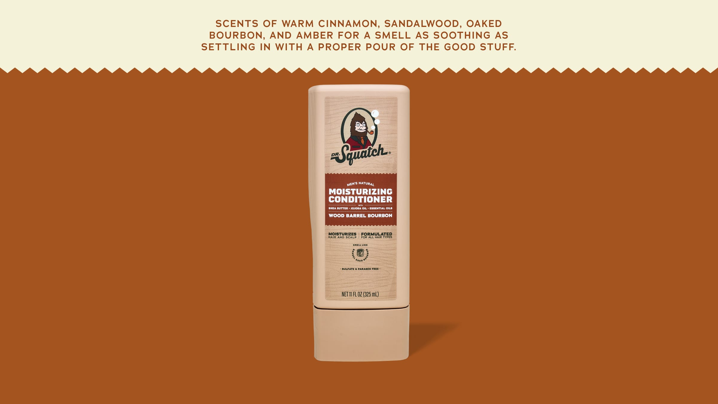 Wood Barrel Bourbon Conditioner - Step Into Better Freshness