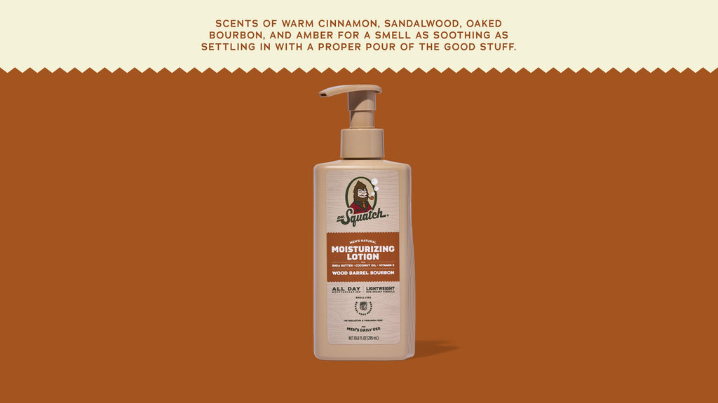 Wood Barrel Bourbon Lotion - Bring Clean Energy Back