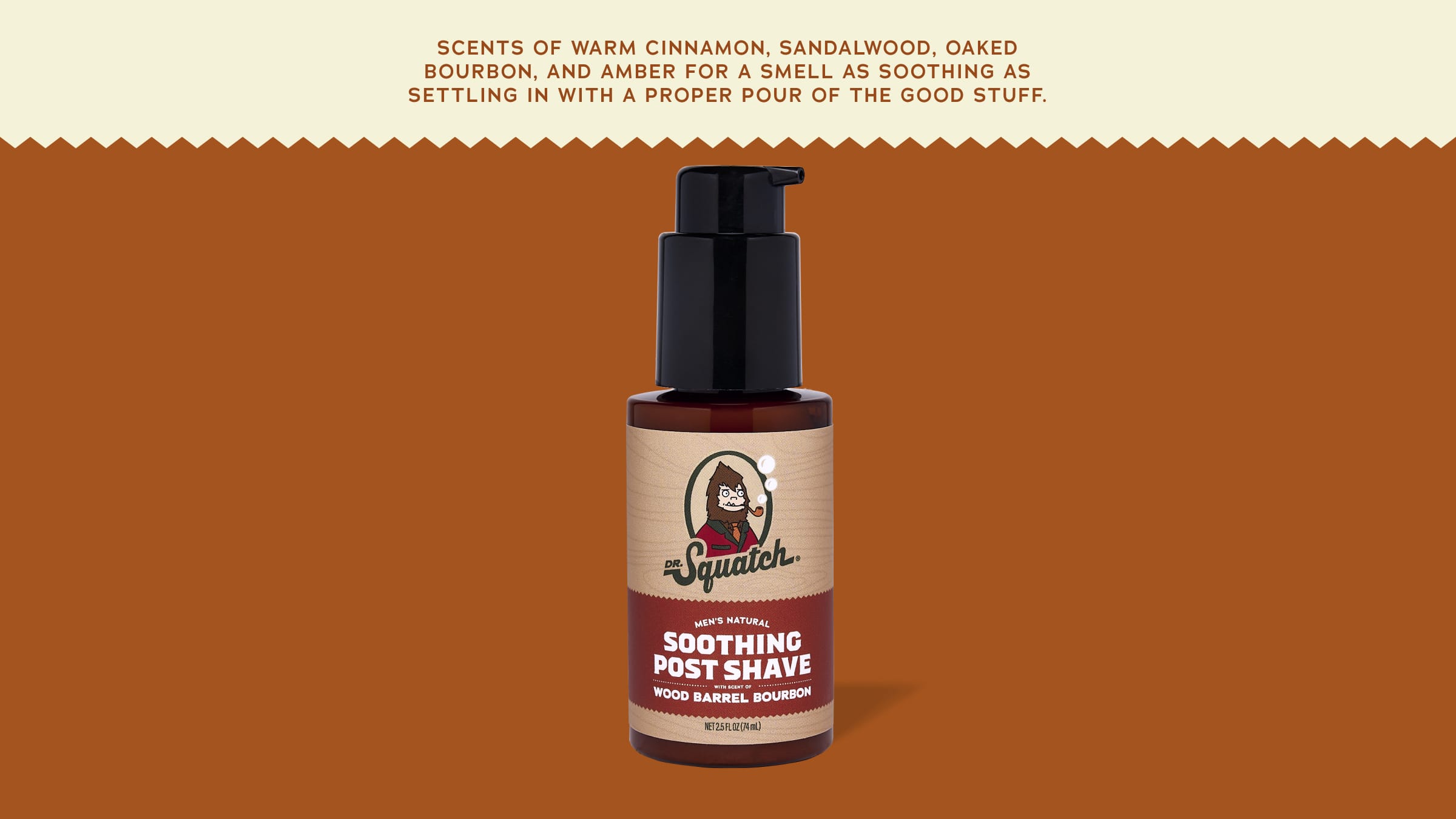 Soothing Post Shave Wood Barrel Bourbon - Grab a Bar Worth Using