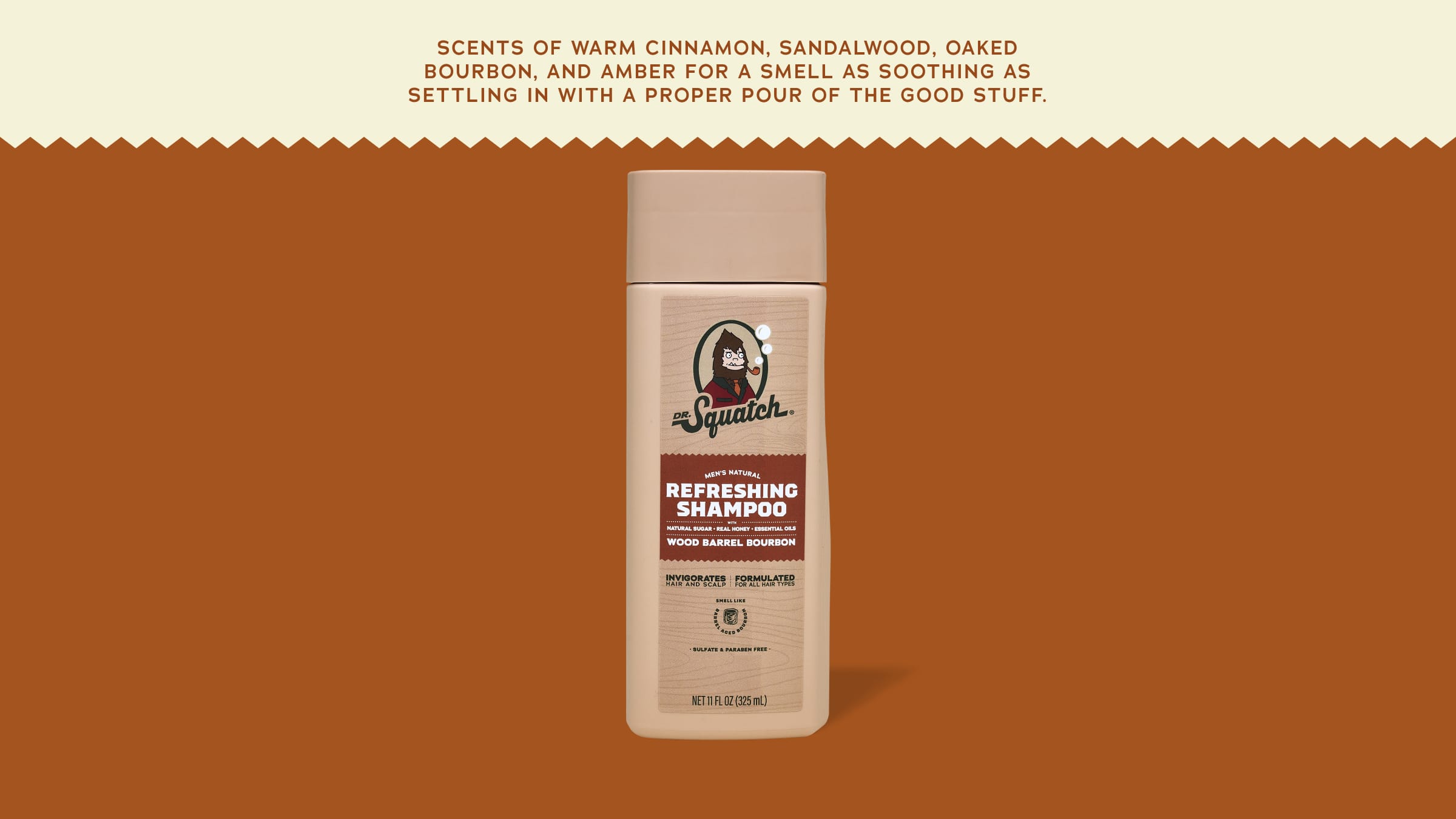Wood Barrel Bourbon Shampoo - Wake Up and Wash Better