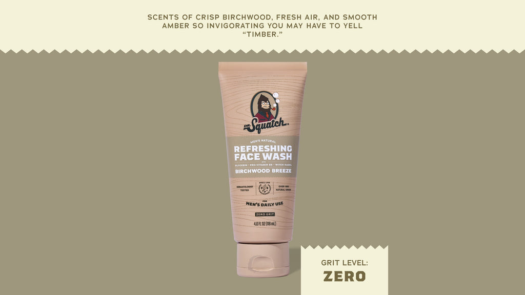 Birchwood Breeze Refreshing Face Wash - Clean Starts in the Shower