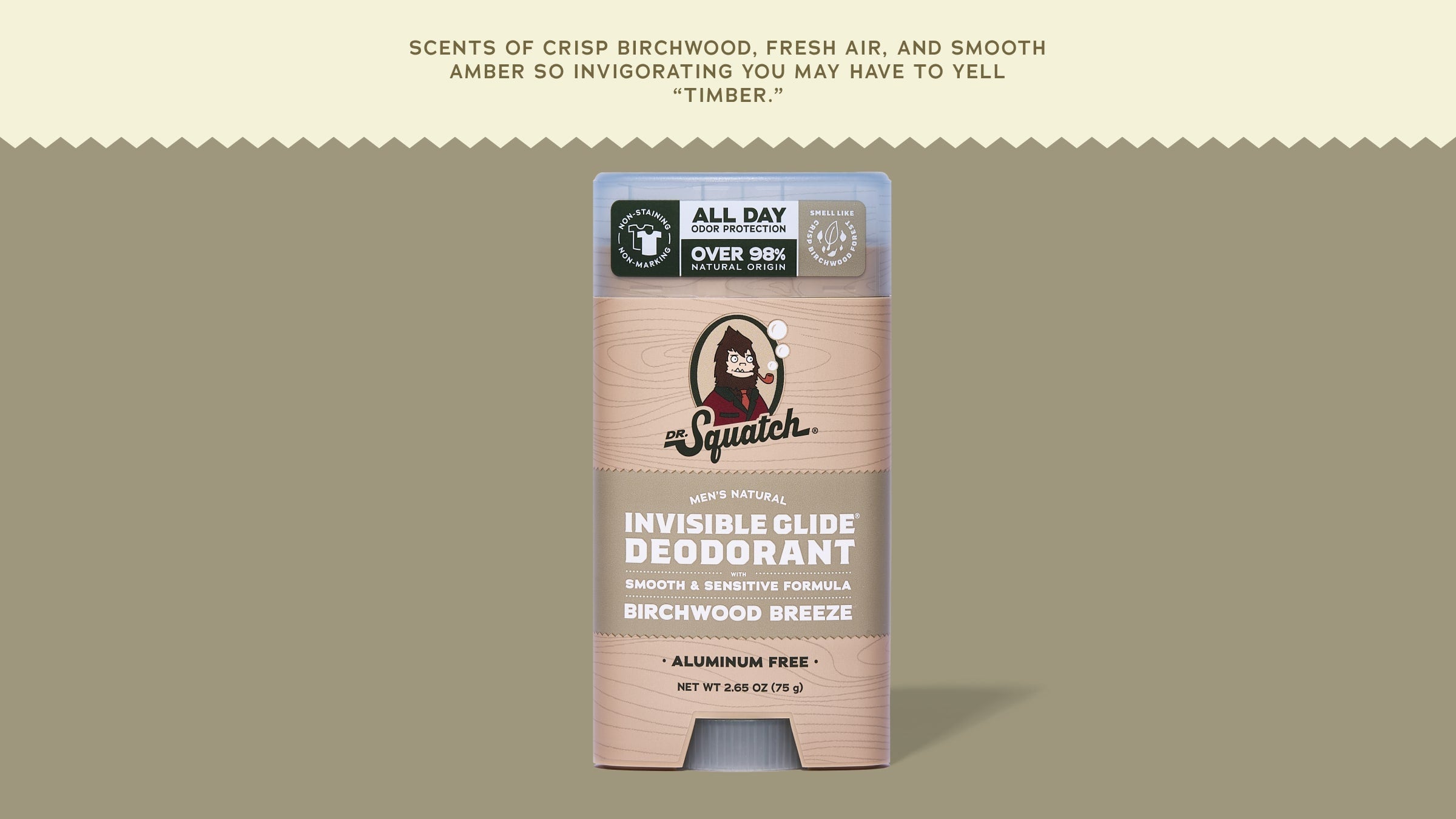 Birchwood Breeze Invisible Glide Deodorant - Keep Clean Simple