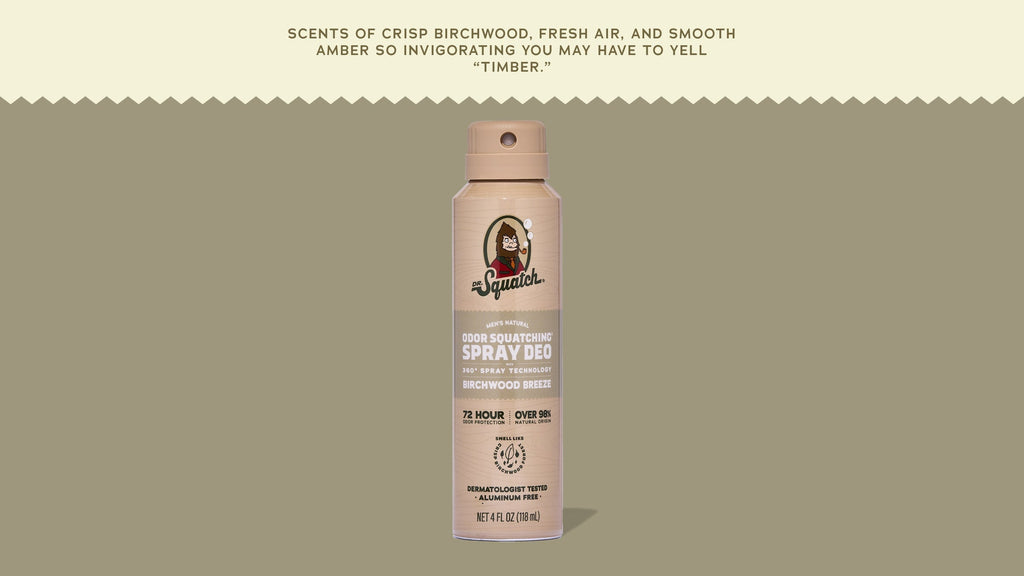 Birchwood Breeze Spray Deodorant - Fresh Enough to Remember
