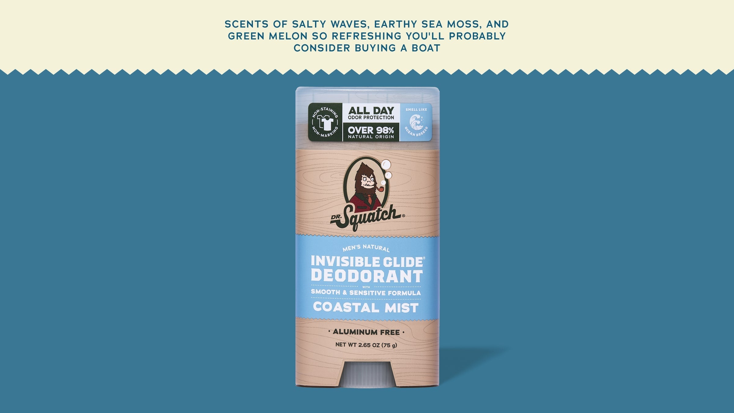 Coastal Mist Invisible Glide Deodorant - Your Shower Just Got Better