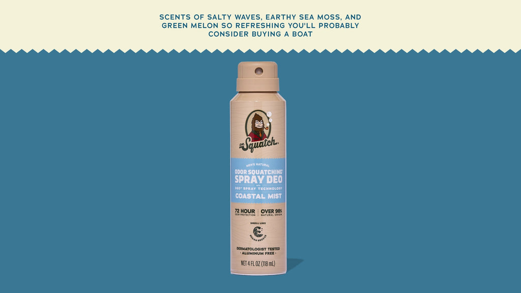Coastal Mist Spray Deodorant - Clean Up Your Game