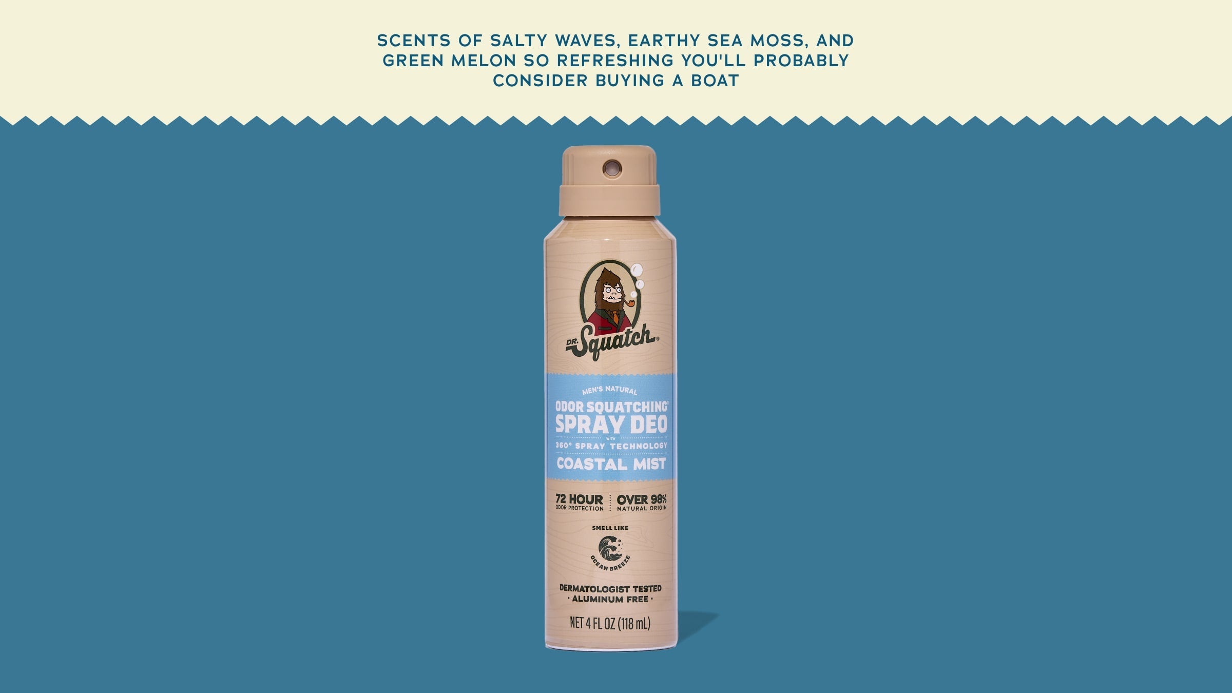 Coastal Mist Spray Deodorant - Clean Up Your Game