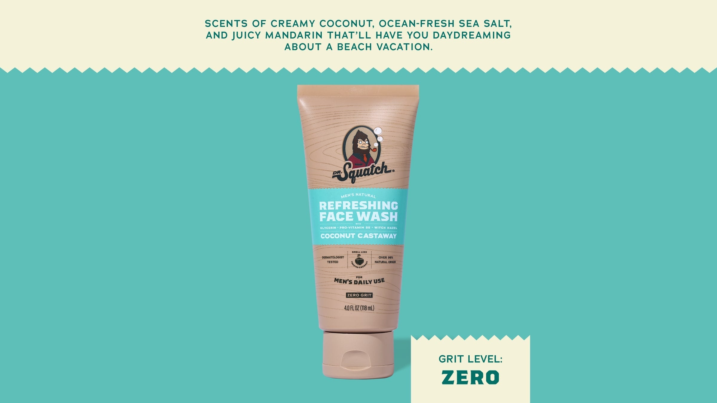 Coconut Castaway Refreshing Face Wash - Clean Made for Real Life