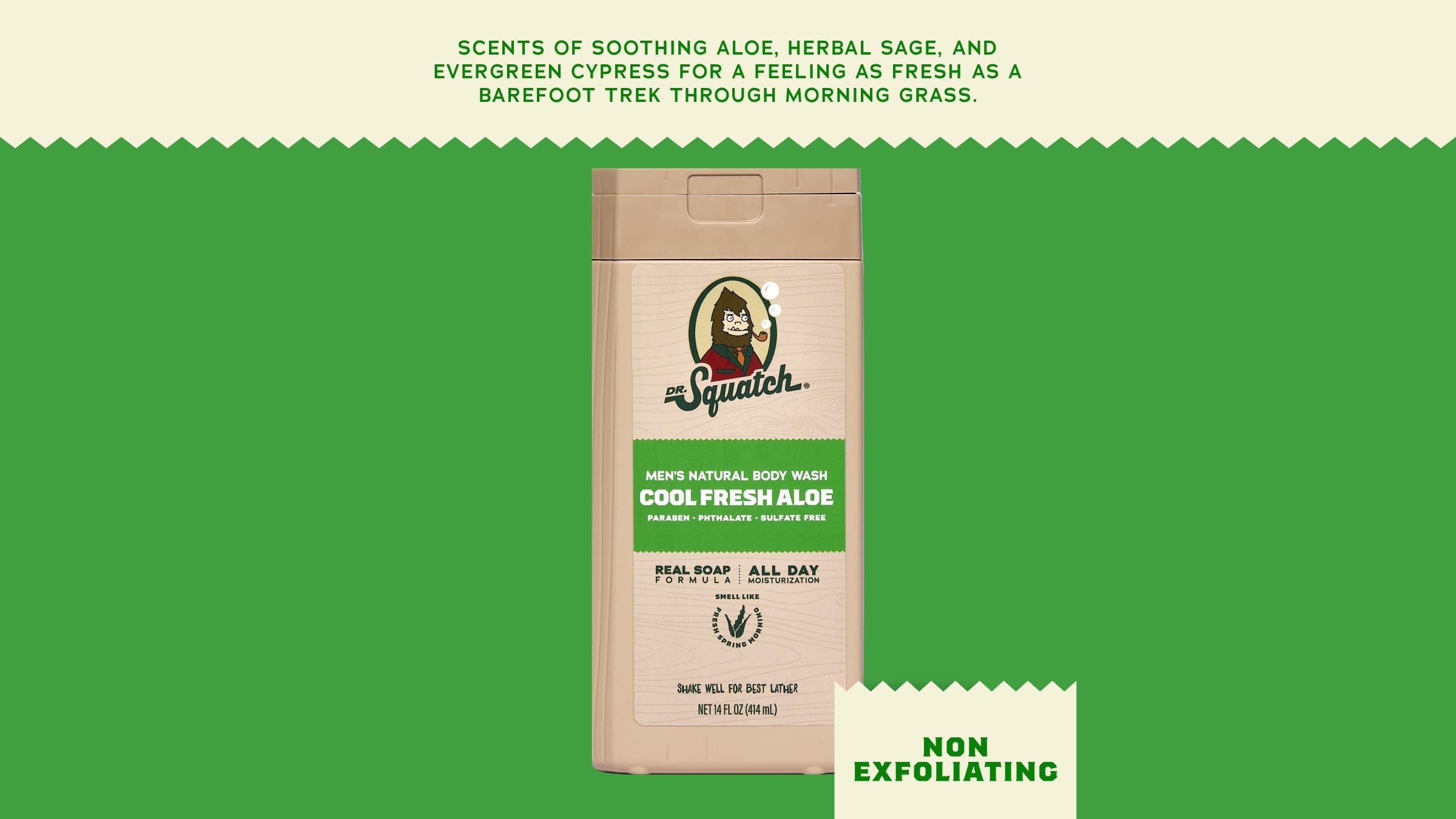 14 oz Cool Fresh Aloe Body Wash - Clean Up Your Routine