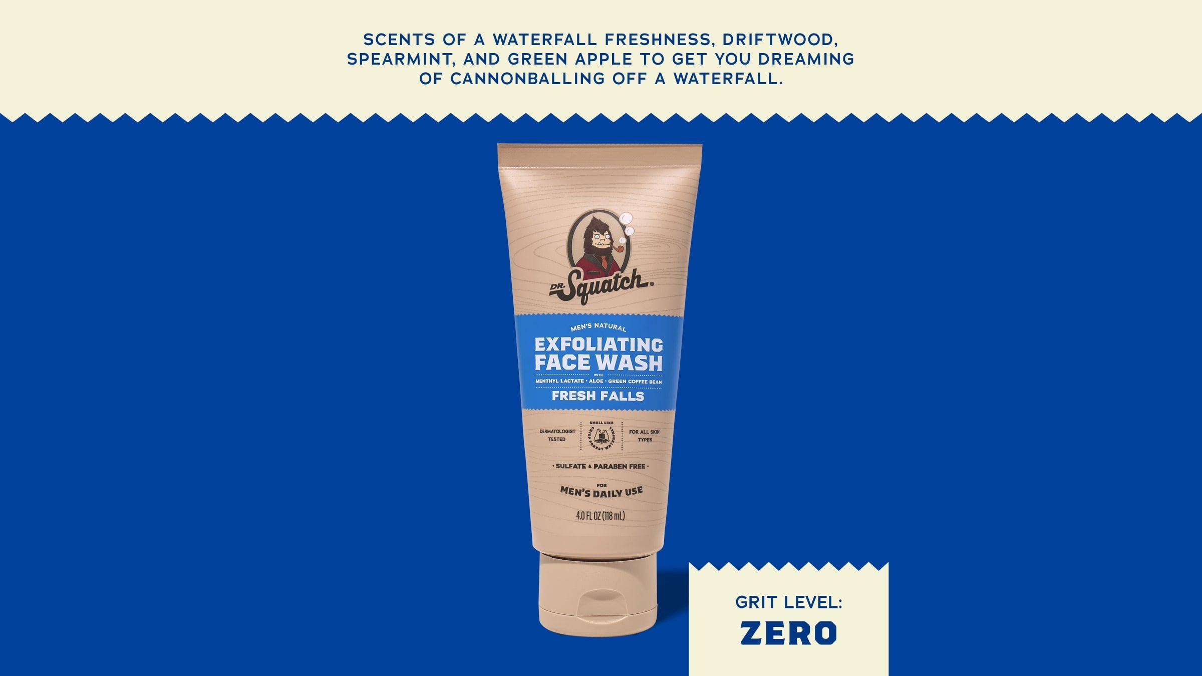 Fresh Falls Exfoliating Face Wash - Fresh Without the Fuss