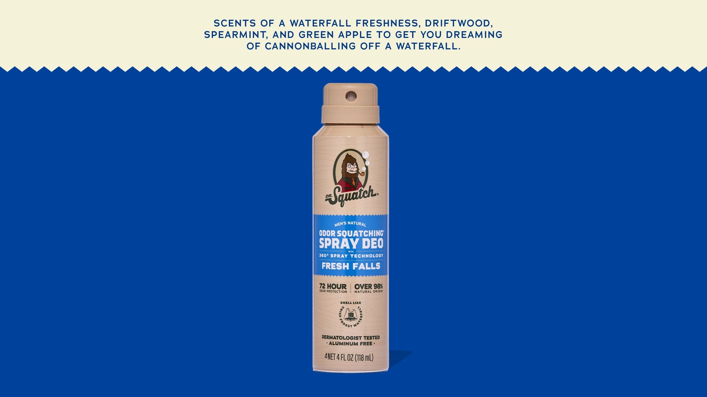 Fresh Falls Spray Deodorant - Start Your Freshest Shower