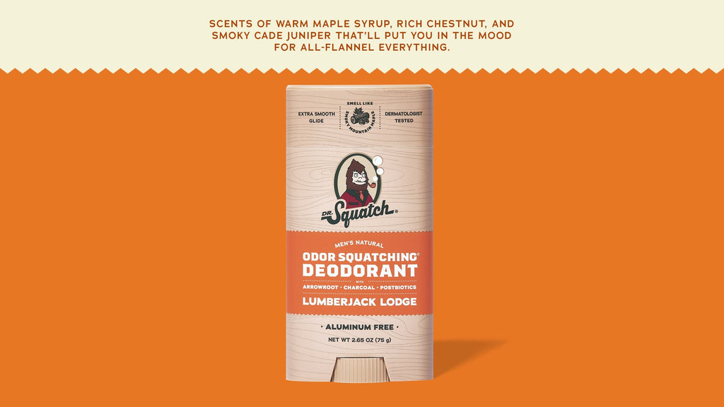 Lumberjack Lodge Deodorant - Clean Feels Like Confidence