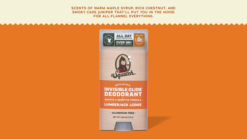 Lumberjack Lodge Invisible Glide Deodorant - Make Your Routine Fresher