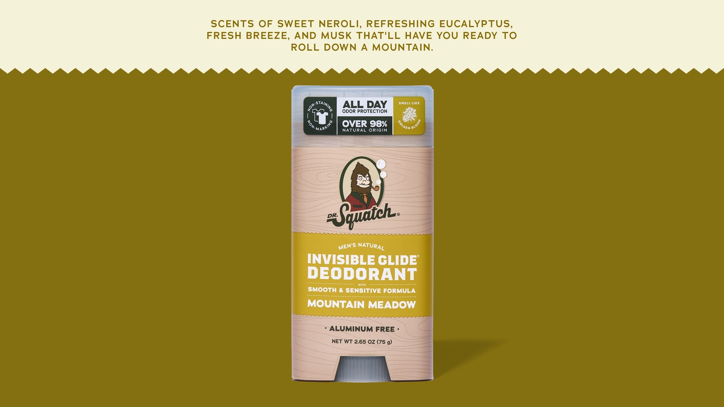Mountain Meadow Invisible Glide Deodorant - Good Soap for Good Days