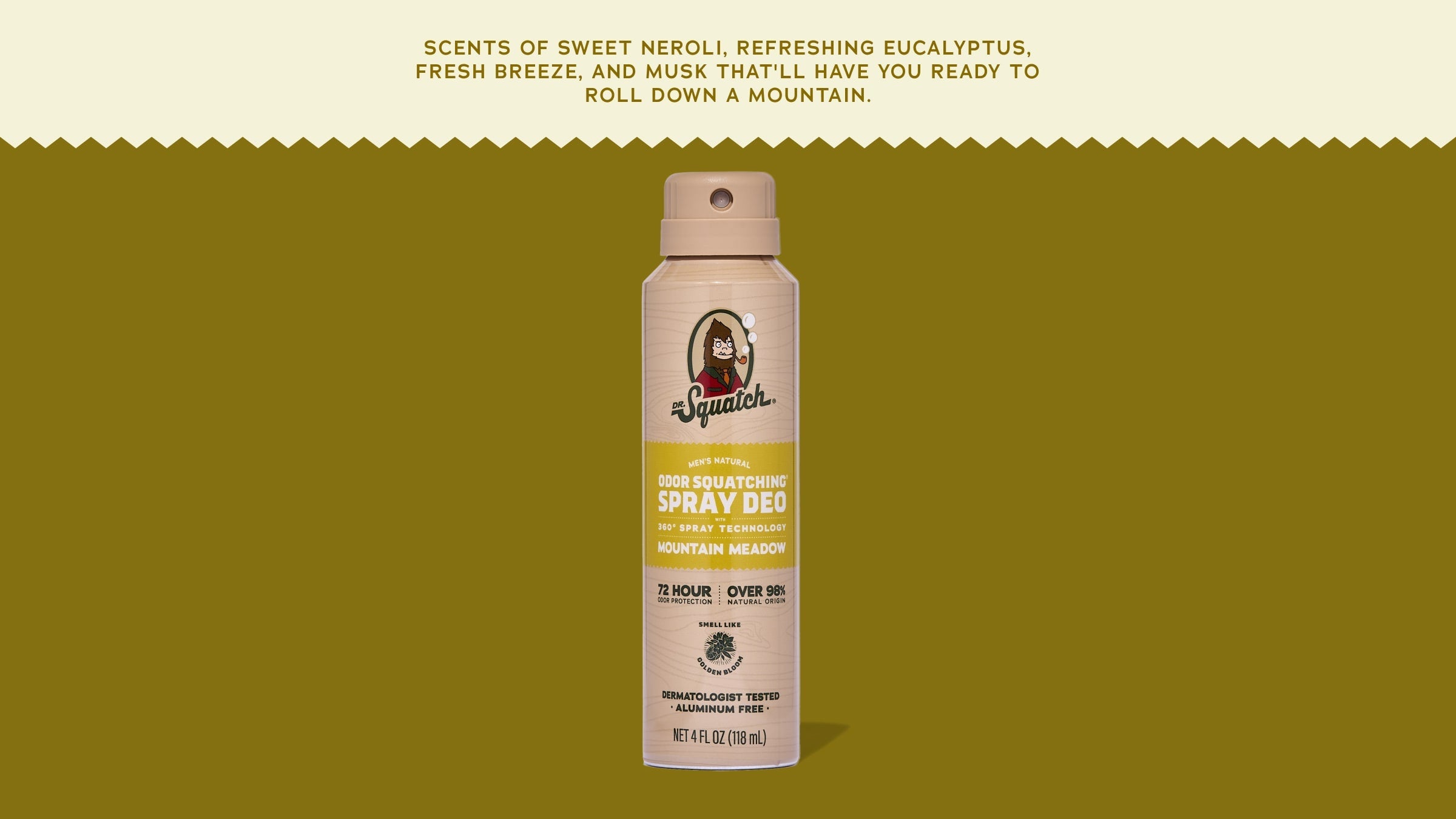 Mountain Meadow Spray Deodorant - Made for Daily Clean