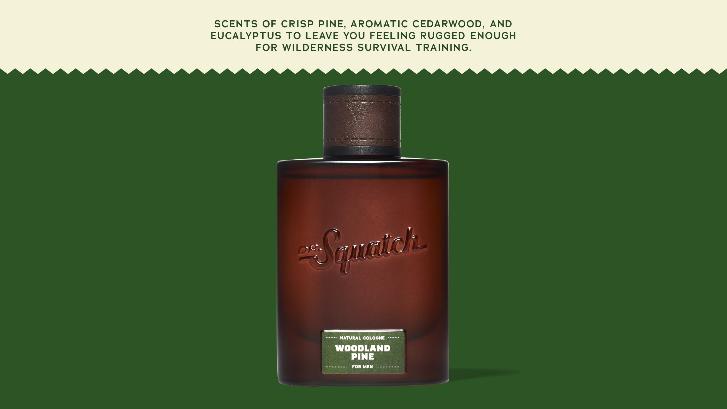 Woodland Pine Cologne - Clean Up Your Routine