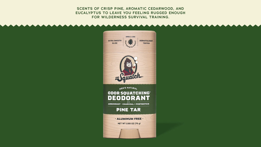 Pine Tar Deodorant - Bold Scents for Clean Skin