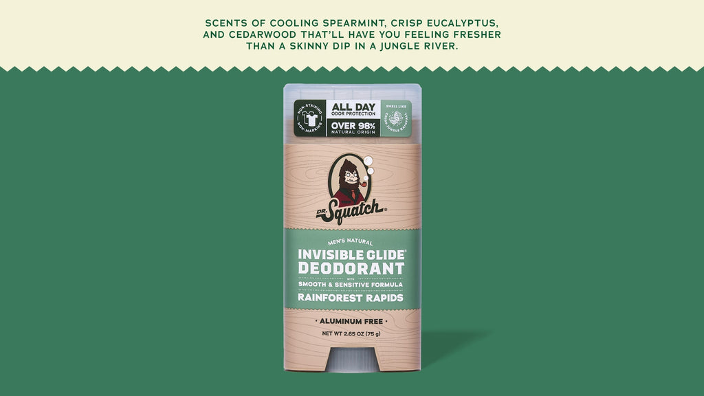 Rainforest Rapids Invisible Glide Deodorant - Start Fresh With a Bold Bar