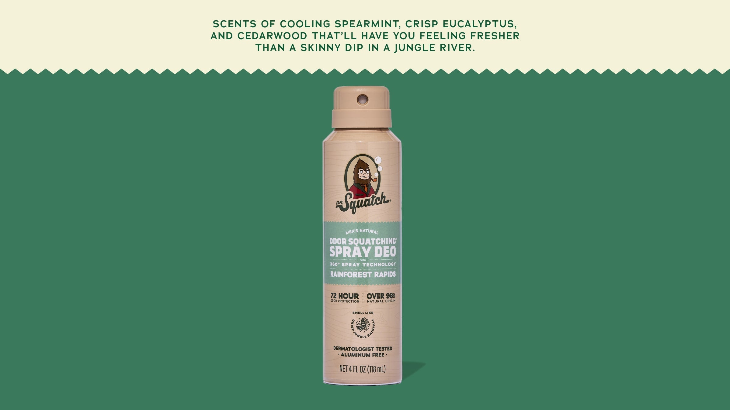 Rainforest Rapids Spray Deodorant - Soap Worth Showing Off