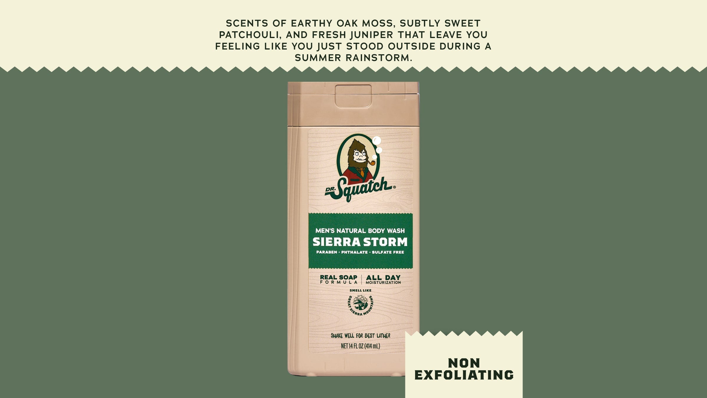 14 oz Sierra Storm Body Wash - Daily Clean With Bold Scent