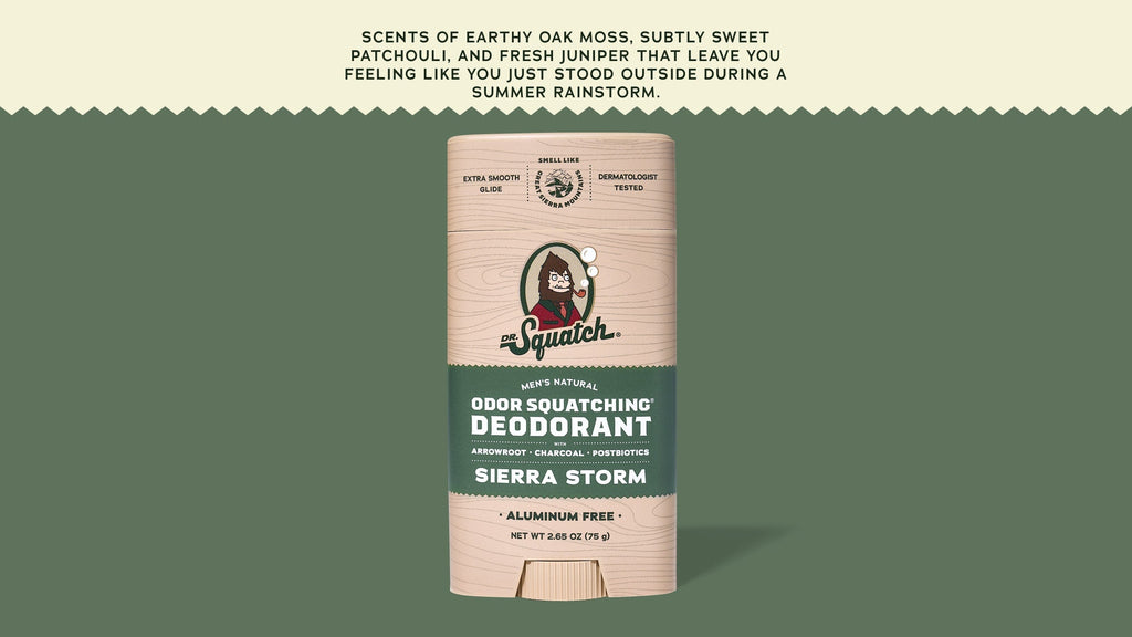 Sierra Storm Deodorant - Built for Sweat and Grime