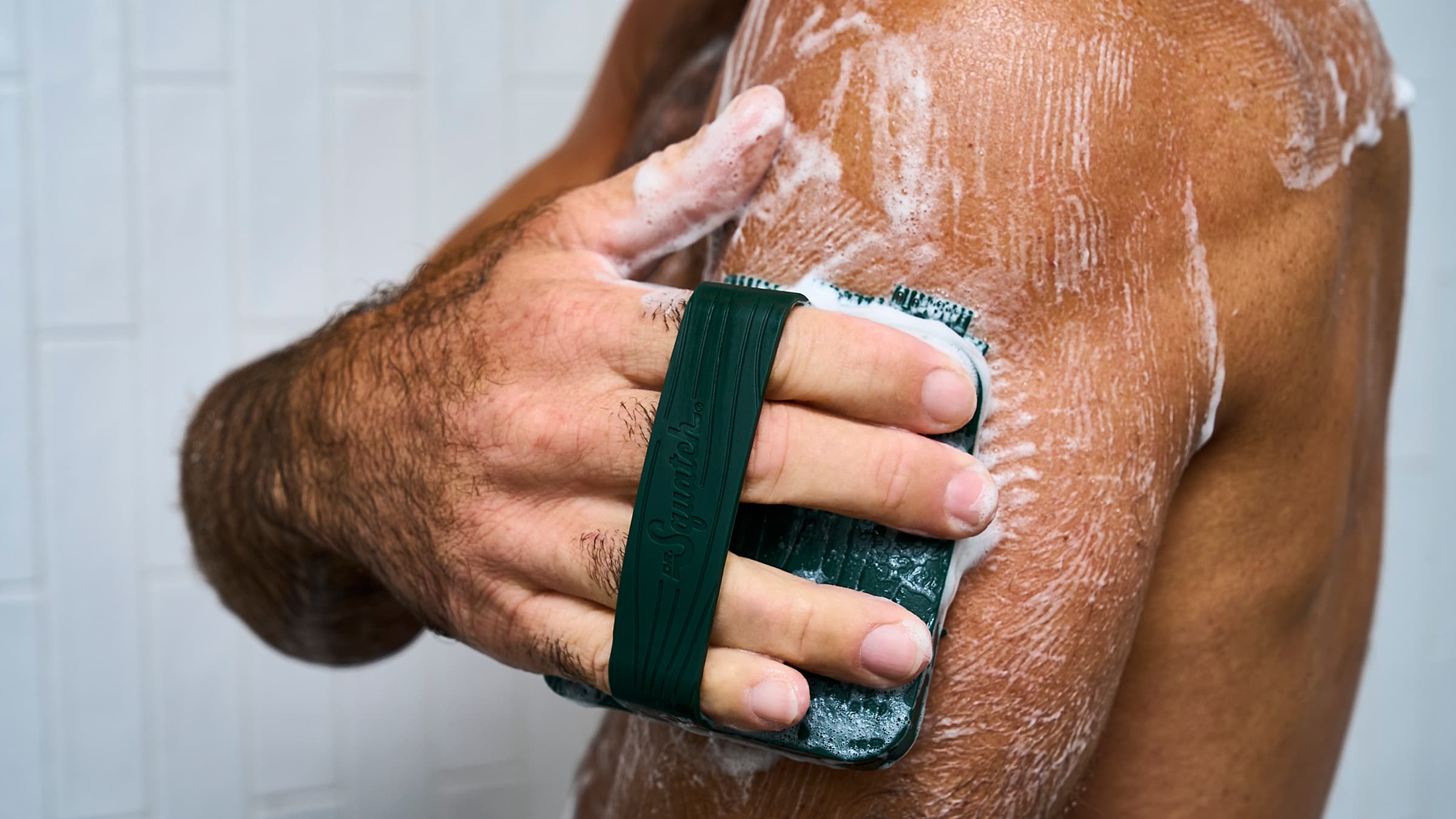 3-Pack Body Wash + FREE Body Scrubber - Wash Hard and Rinse Clean