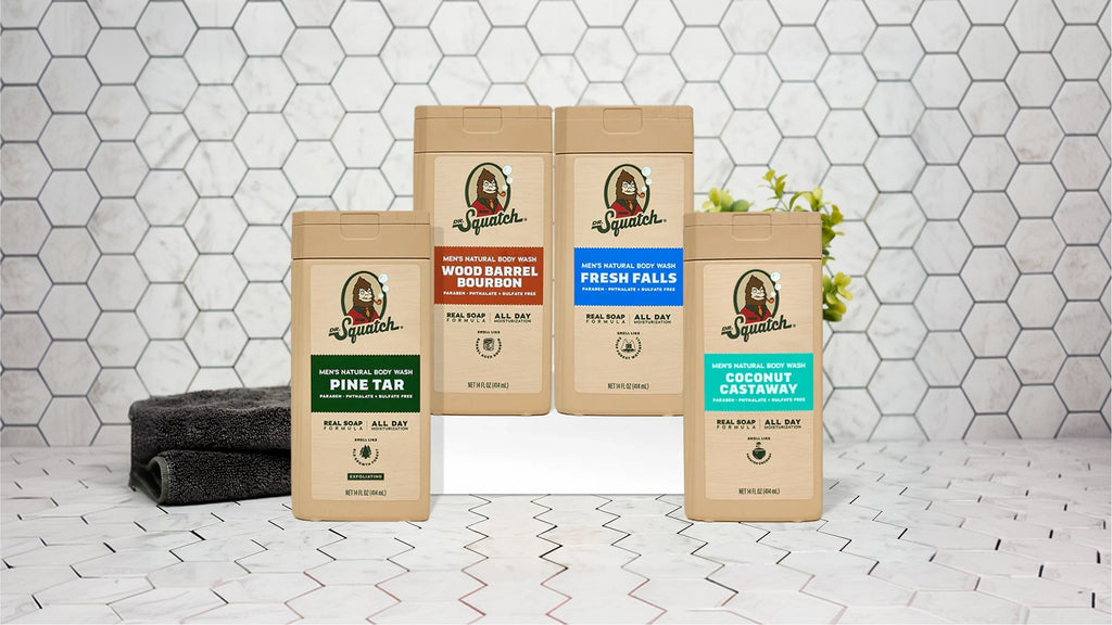 Body Wash 4-Pack - Clean Scent With Strong Vibes